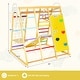 preview thumbnail 12 of 12, Costway 8-in-1 Jungle Gym Playset, Wooden Climber Play Set with Monkey