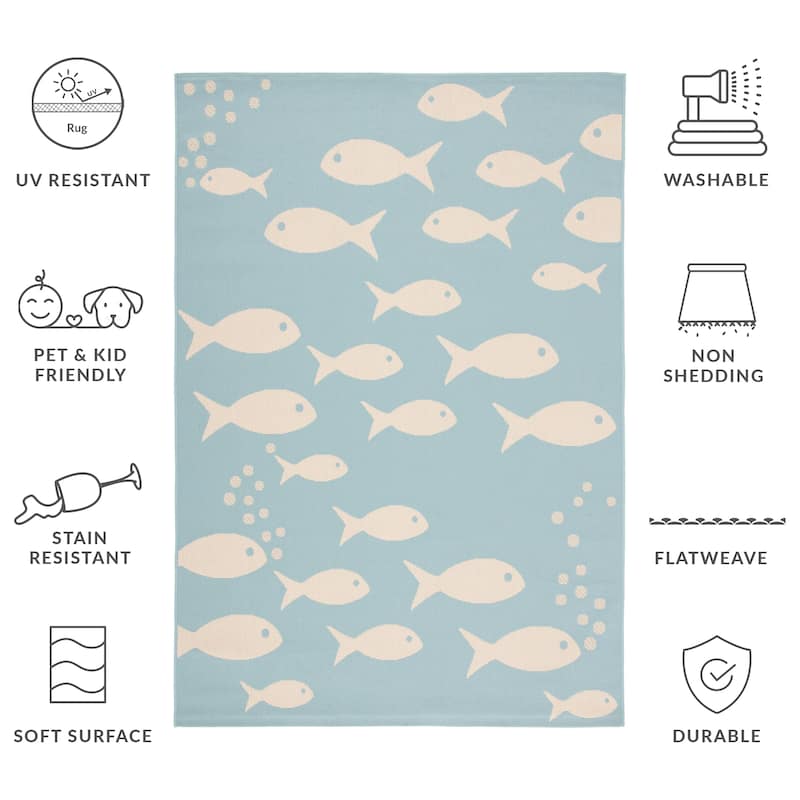 SAFAVIEH Courtyard Ragne Indoor/ Outdoor Waterproof Patio Backyard Rug
