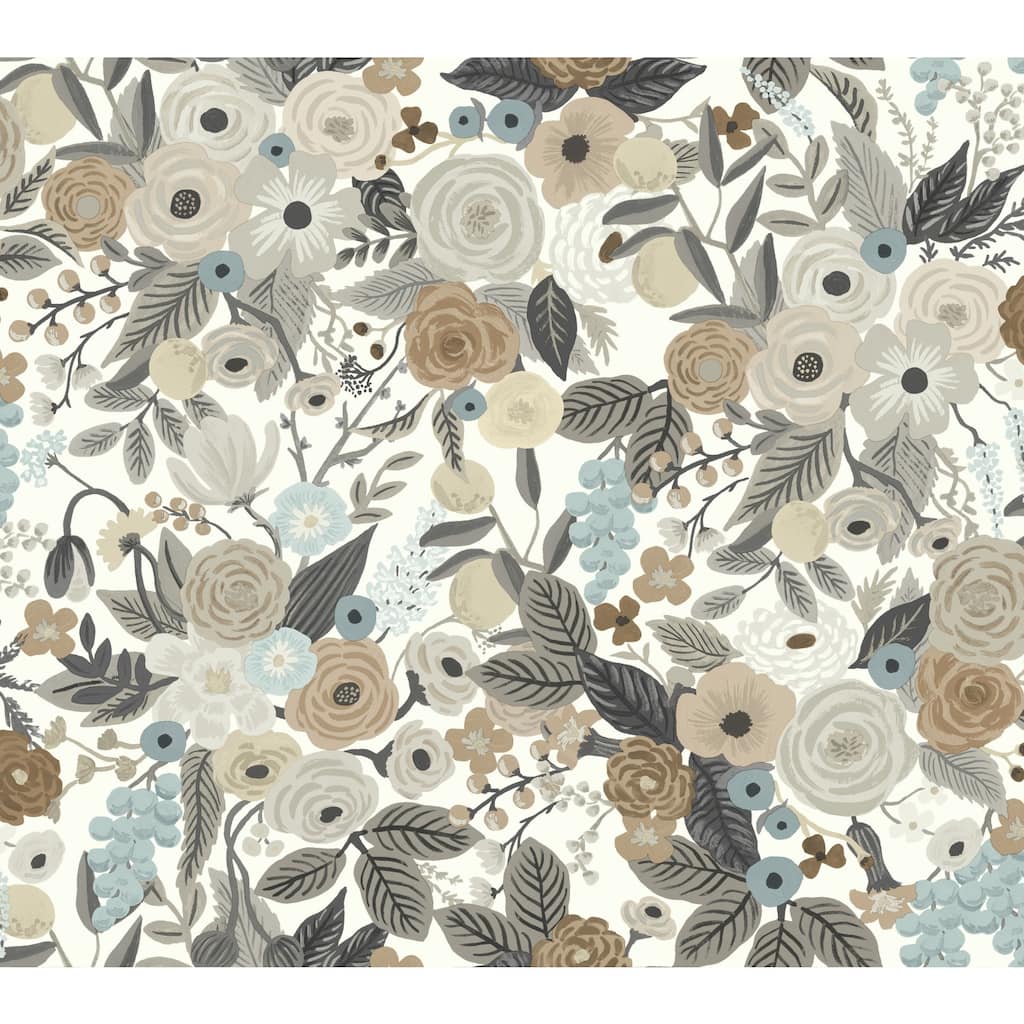 Rifle Paper Co.Garden Party Brown & Beige Wallpaper