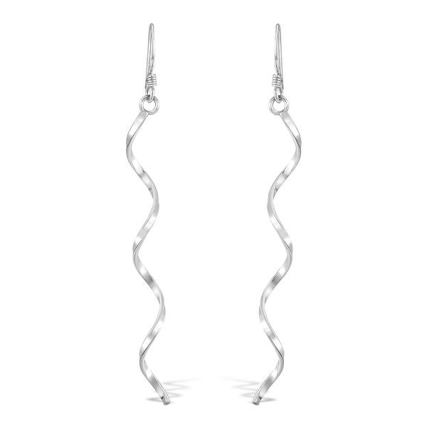 Contemporary Sterling Earrings Sterling Hollow Form Earrings Boho Silver Earrings Artisan Hollow Form Earrings