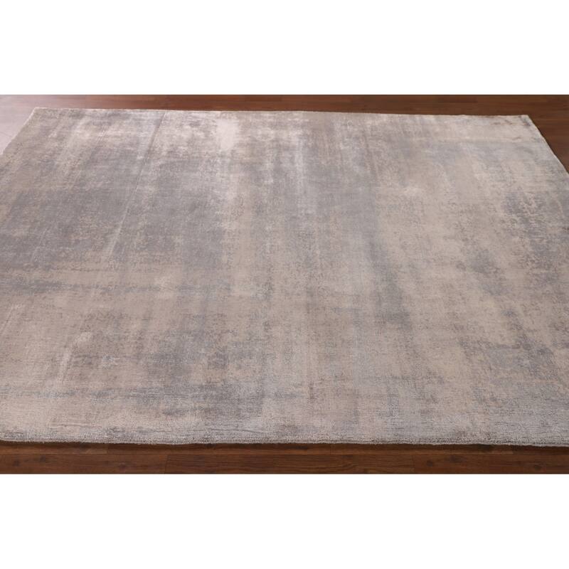 Indian Abstract Modern Area Rug Handmade Wool Carpet - 5'6"x 7'10"