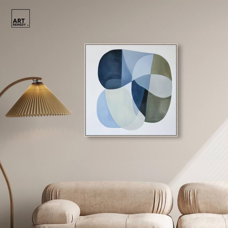 Serene Overlap II Canvas by Art Remedy