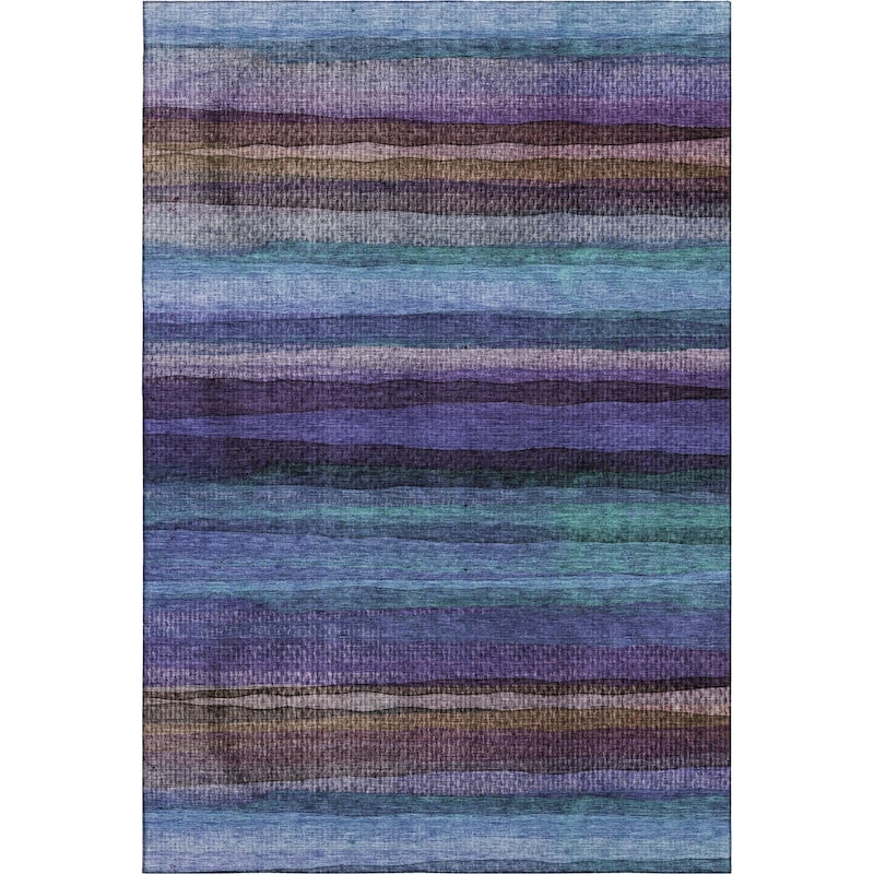 Premium Washable Super Soft Modern Stripe Mayfield Rug