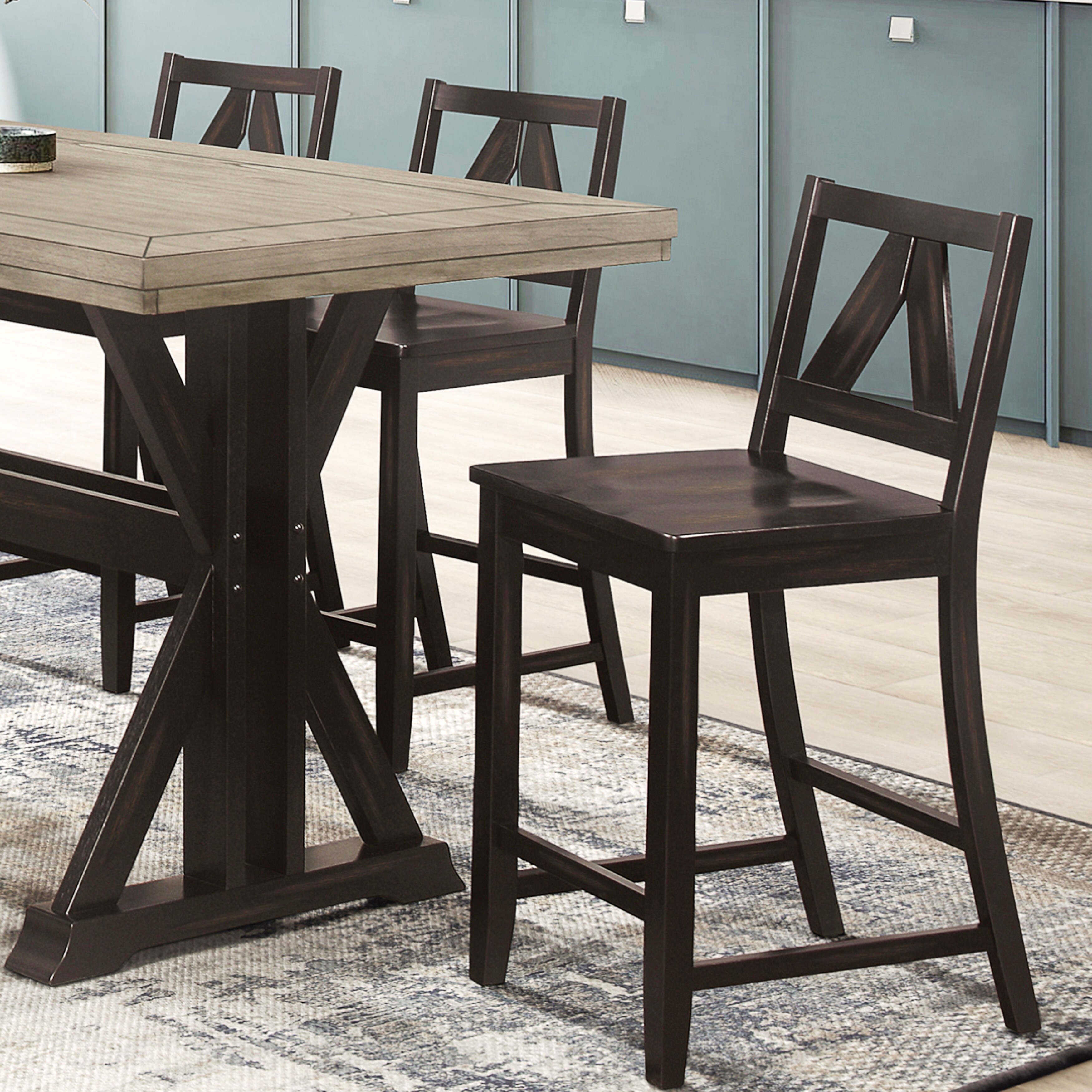 Black farmhouse 2025 stools