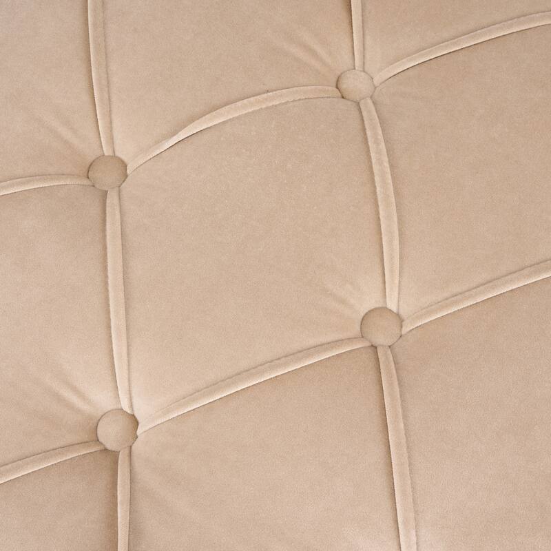 Christopher Knight Home - Mollet Mid-Century 32.28" Upholstered Tufted Round Hidden Storage Ottoman with Reversible Wood Lid