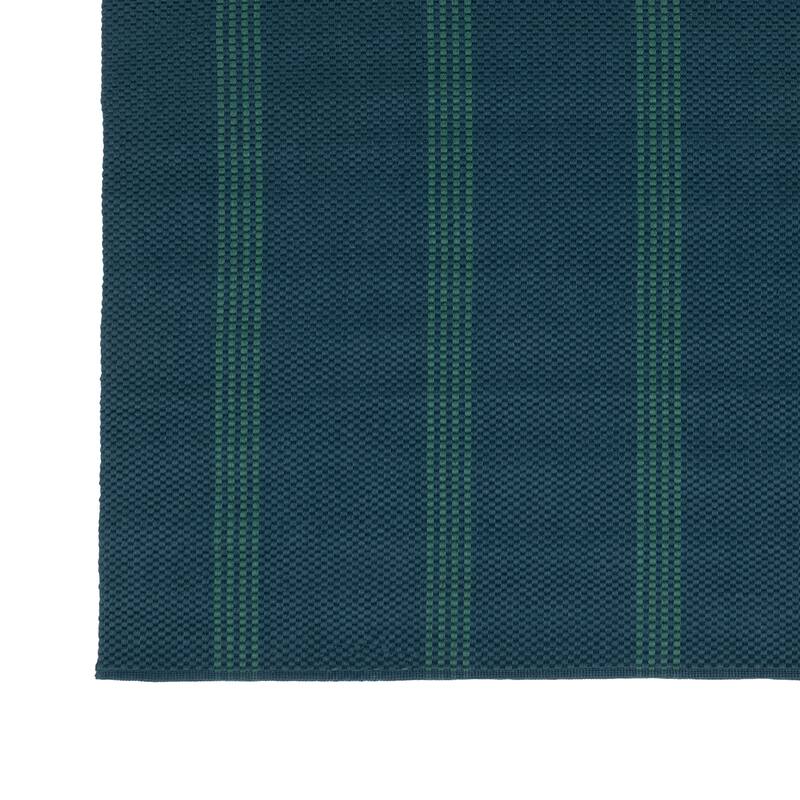 Villa by Classic Home Sorrento Handwoven Performance Stripe Fabric Rug