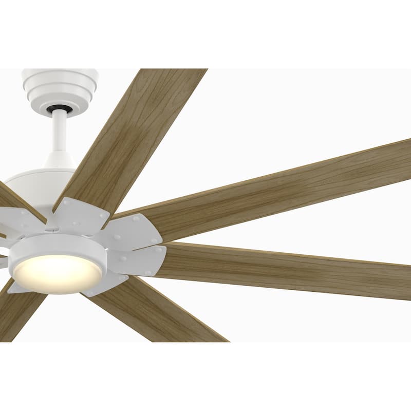 Levon Custom Indoor Ceiling Fan DC Motor - Matte White