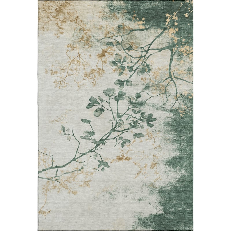 Premium Washable Super Soft Modern Floral Mayfield Rug