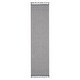 preview thumbnail 1 of 11, LOOM & LUXE Collection 2X8 Medallion Indoor/Outdoor Area Rug - 96" D x 26" W x 0.28" H White