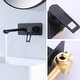 preview thumbnail 8 of 9, Stylish Single Handle Wall Mounted Bathroom Faucet Single Hole With Deck Plate