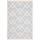 preview thumbnail 41 of 143, SAFAVIEH Handmade Flatweave Dhurries Michaele Modern Moroccan Wool Rug 3' x 5' - Light Blue/Ivory - Rectangle