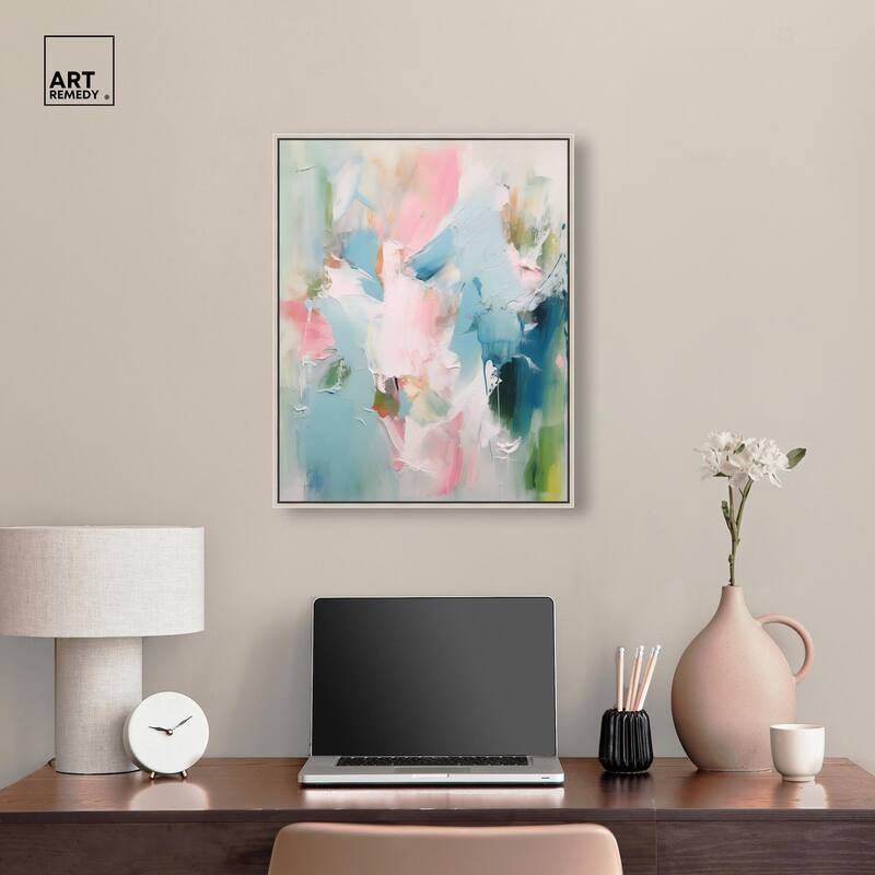Neon Breeze II Canvas by Art Remedy