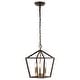 preview thumbnail 17 of 198, Marion Lantern Metal LED Pendant, by JONATHAN Y