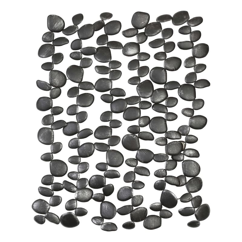 Uttermost 34 Inch x 40 Inch Skipping Stones Iron Dimensional Wall Art