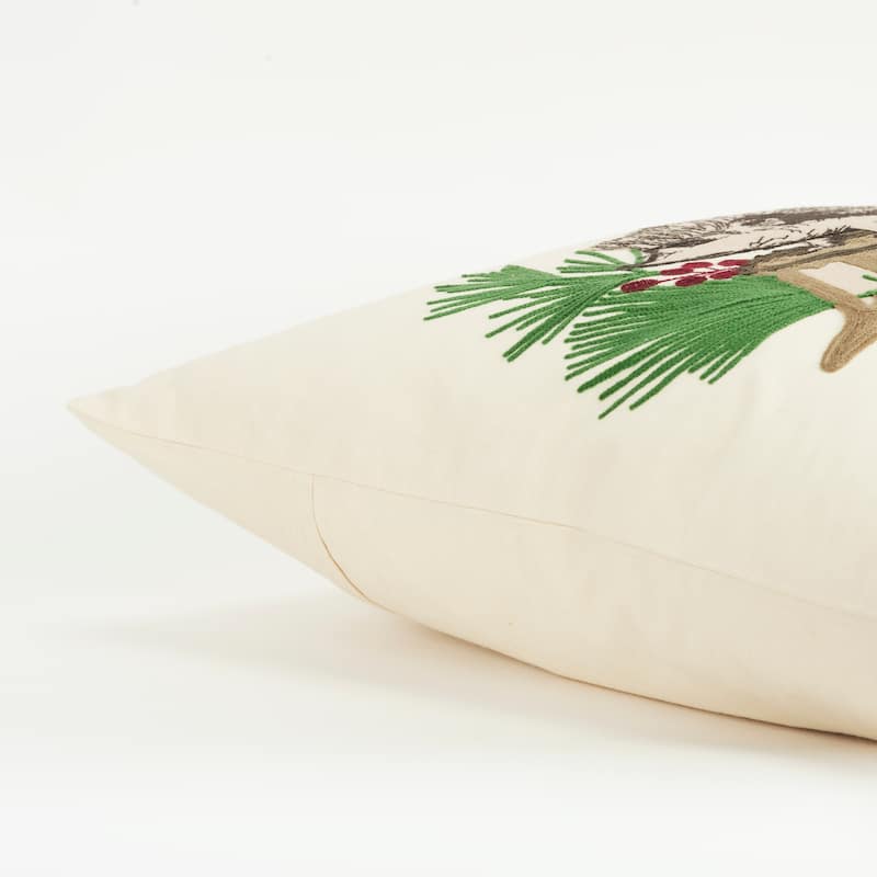 Rizzy Home Woodland Hedgehog Throw Pillow