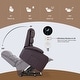 preview thumbnail 5 of 53, Oversized Power Lift Recliner Chair with Massage & Heat, PU Leather, USB Port, Cup Holders & Pockets
