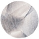 preview thumbnail 14 of 14, SAFAVIEH Opal Sanam Modern Abstract Rug 6'7" Round - Grey/Ivory - Round