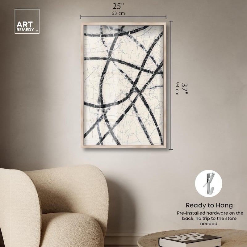 Intersecting Lines II Shadowbox by Art Remedy