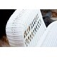 preview thumbnail 3 of 41, Portside Coastal White Outdoor Wicker Dining Set (5-Piece)