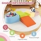 preview thumbnail 7 of 27, Costway 5PCS Climb and Crawl Playset with Ball Pit for Kids Zippers - See Details