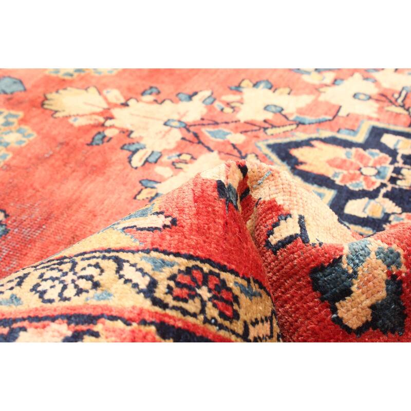 ECARPETGALLERY Hand-knotted Andelz Red Wool Rug - 4'0 x 6'7