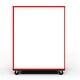 preview thumbnail 18 of 17, Tot Mate Open Single Sided Mobile Storage Locker, Write-on Wipe-off Markerboard Back, 48H