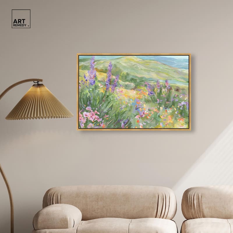 Blooming Fields Canvas by Art Remedy
