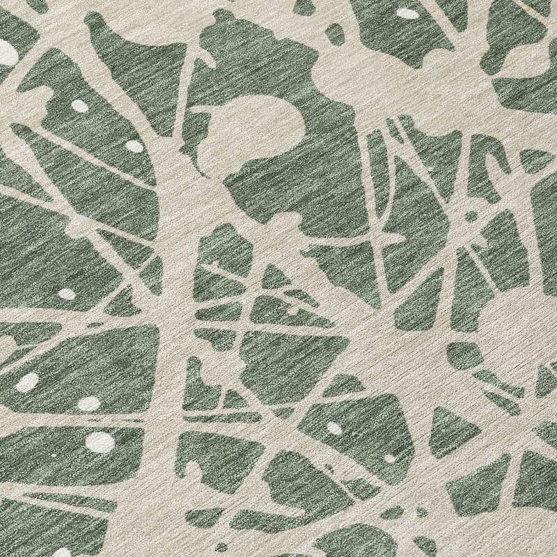 Machine Washable Indoor/ Outdoor Modern Campo Chantille Rug