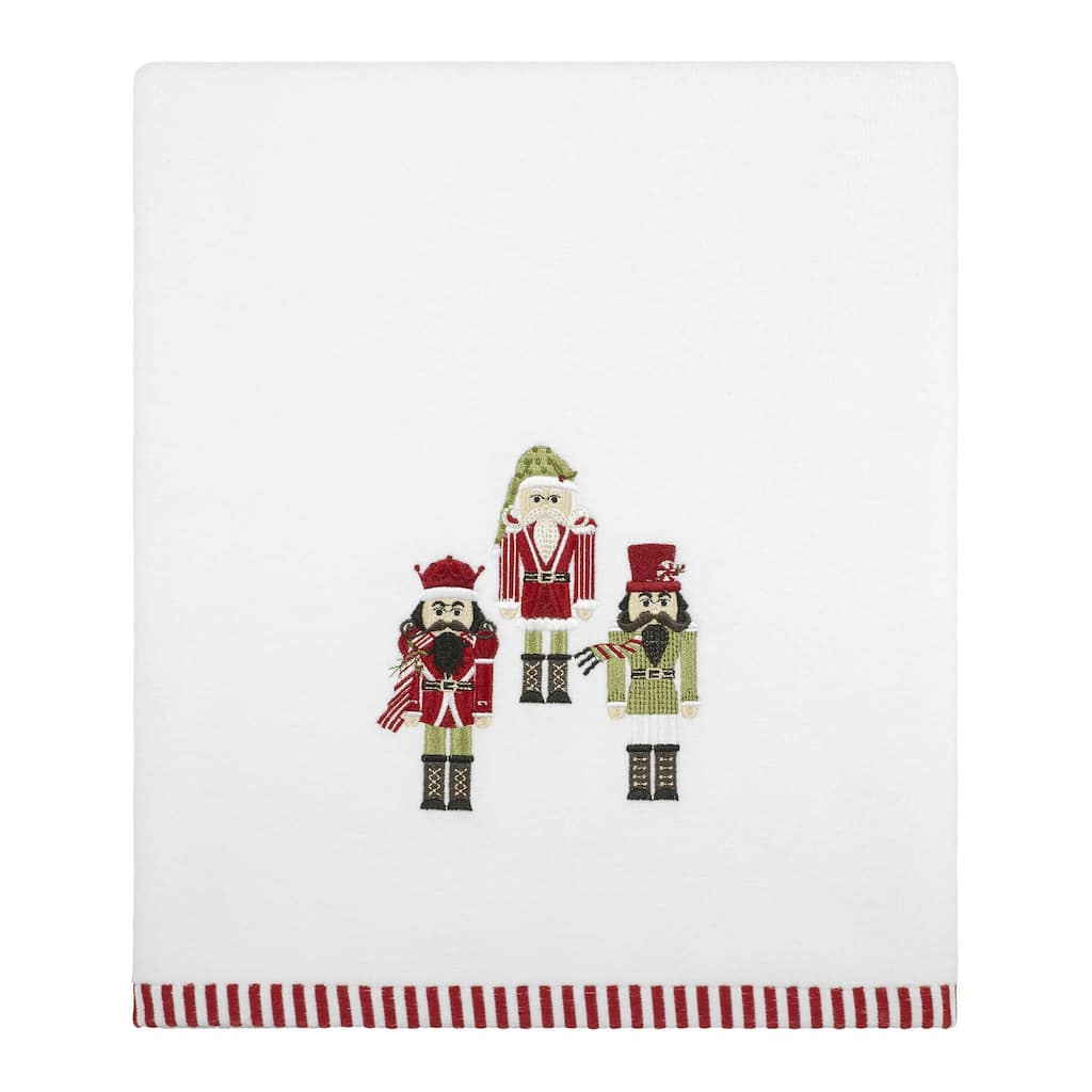 Avanti Peppermint Nutcracker Bath Towel