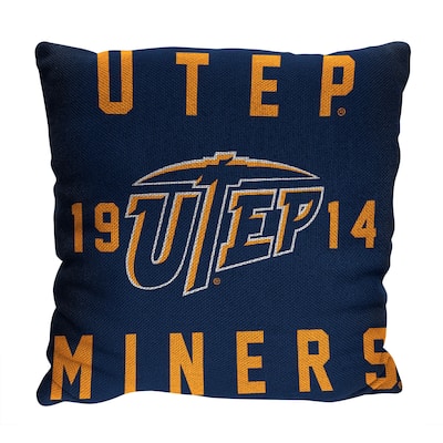 NCAA UTEP Miners Stacked 20 Inch Pillow