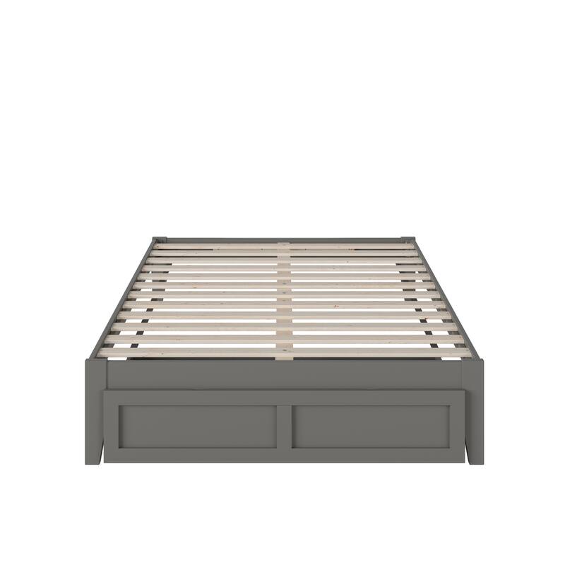 AFI Colorado Platform Bed with Foot Drawer and Charging Station