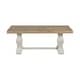 preview thumbnail 6 of 5, Napa 50" Solid Wood Pedestal Coffee Table