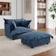Option Single Armchair+Ottoman-Navy