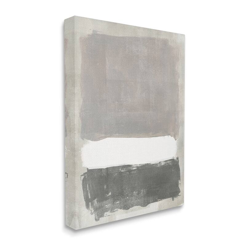 Stupell Abstract Neutral Tones Modern Blocked Shapes Canvas Wall Art, Design by Jennifer Paxton Parker