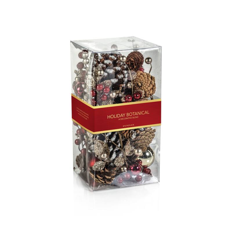 Holiday Botanical Vase & Bowl Fillers - Red/Brown