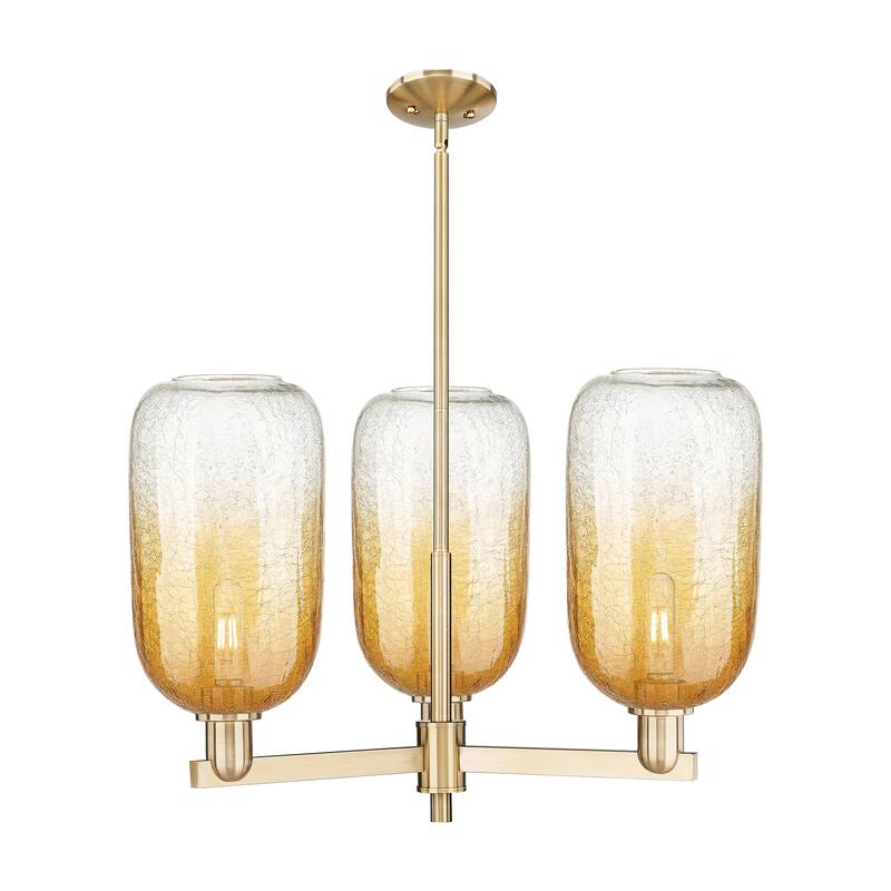Innovations Lighting Downtown Urban - Brookhaven Cloche - 3 Light 18" Stem Hung Chandelier
