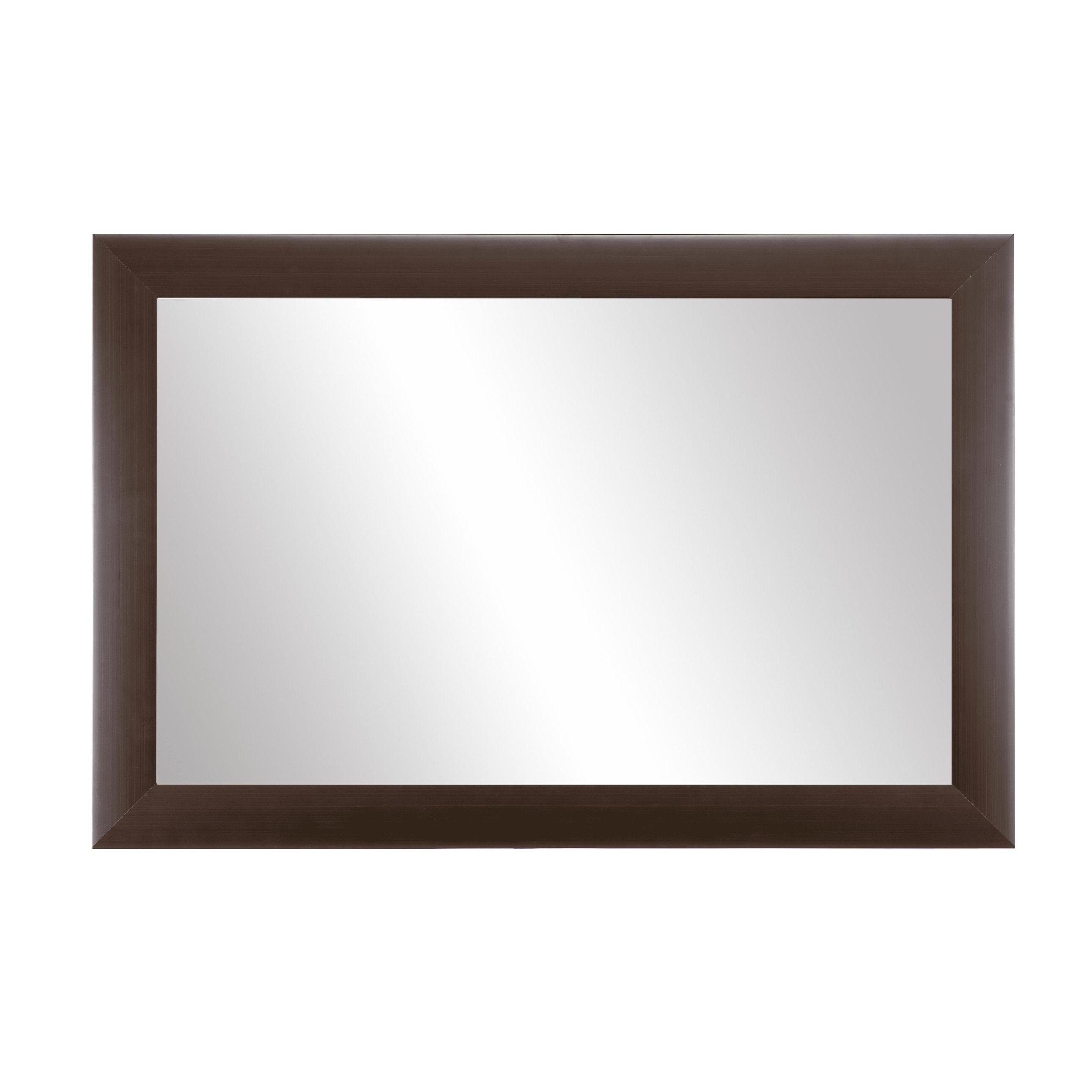 как выглядит Shelby Espresso Framed Vanity Mirror фото
