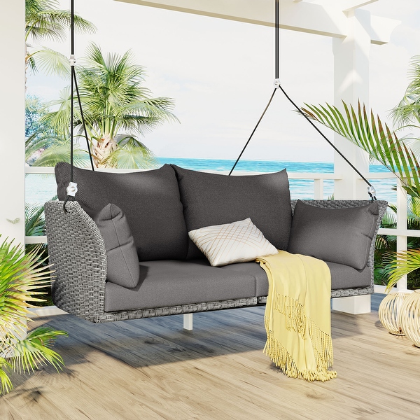 2 seater rattan swing chair sale