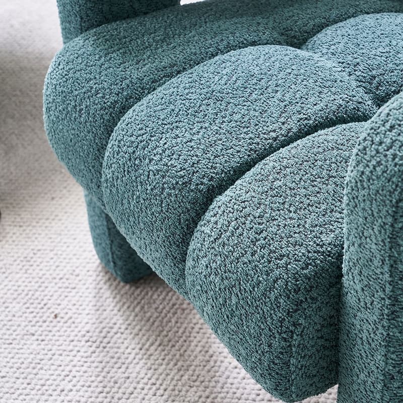 31.10" Wide Boucle Upholstered Accent Chair Living Room Armchair Lounge Chair,6 Colors