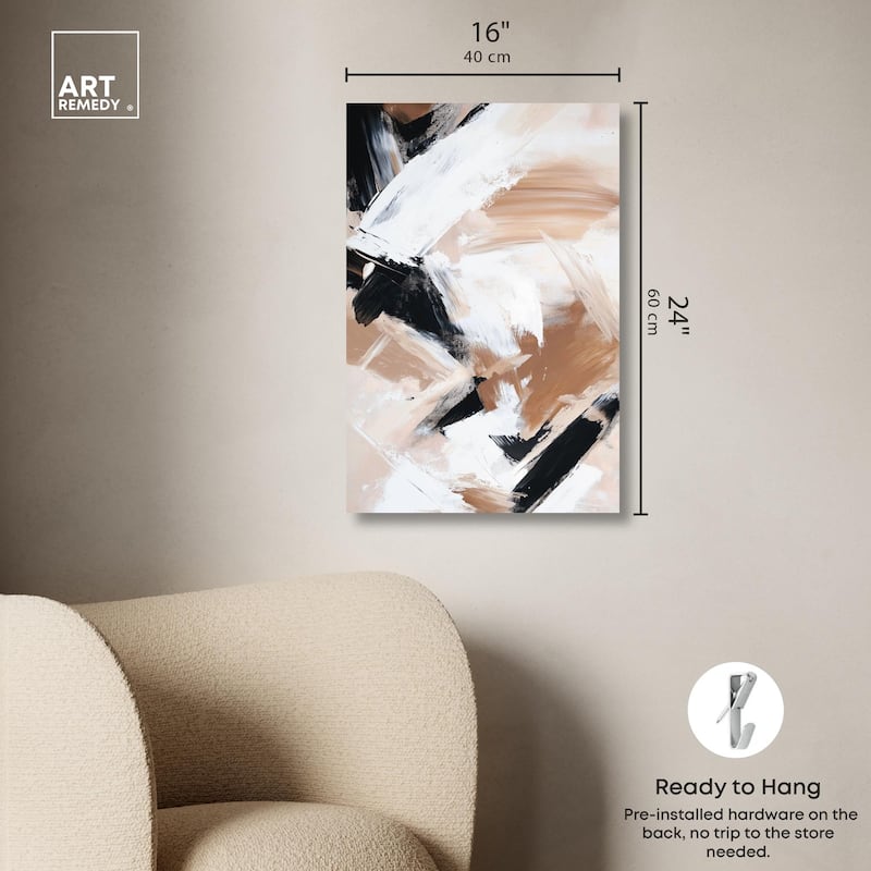 Sable and Sand I Canvas by Art Remedy, Gallery Wrapped