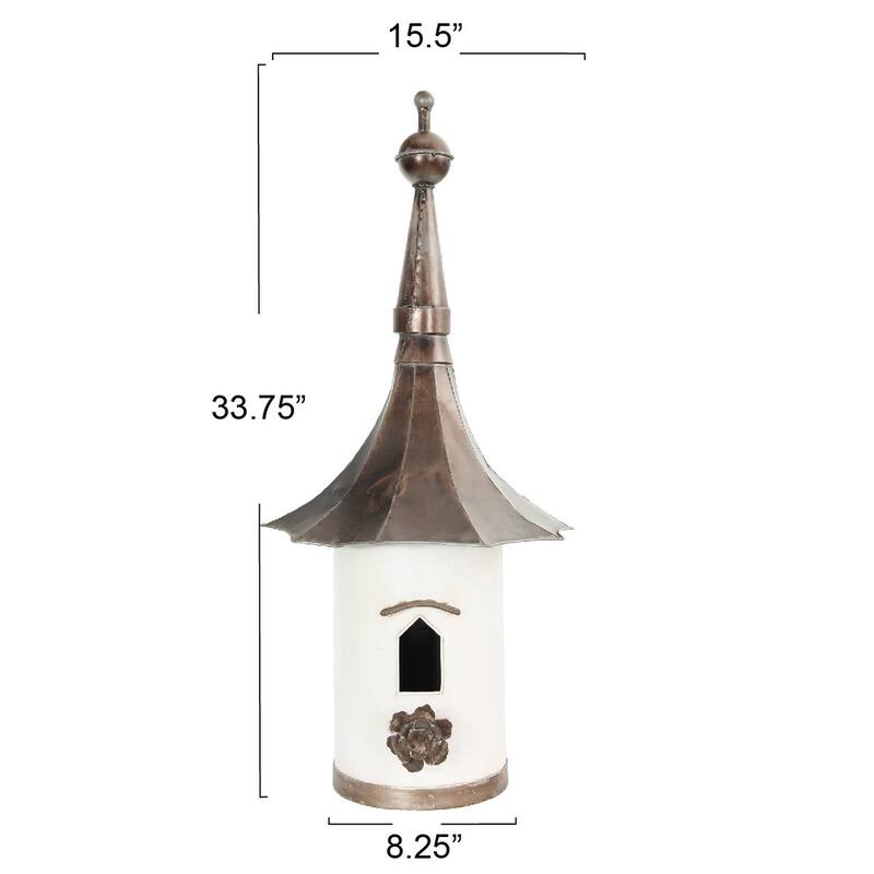 Decorative Metal Birdhouse