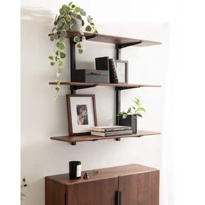 Kate and Laurel Atwood Wall Shelf - 32x10x30