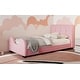 preview thumbnail 6 of 15, Modern Upholstered Twin Size Platform Bed With Guardrail With Headboard for Home
