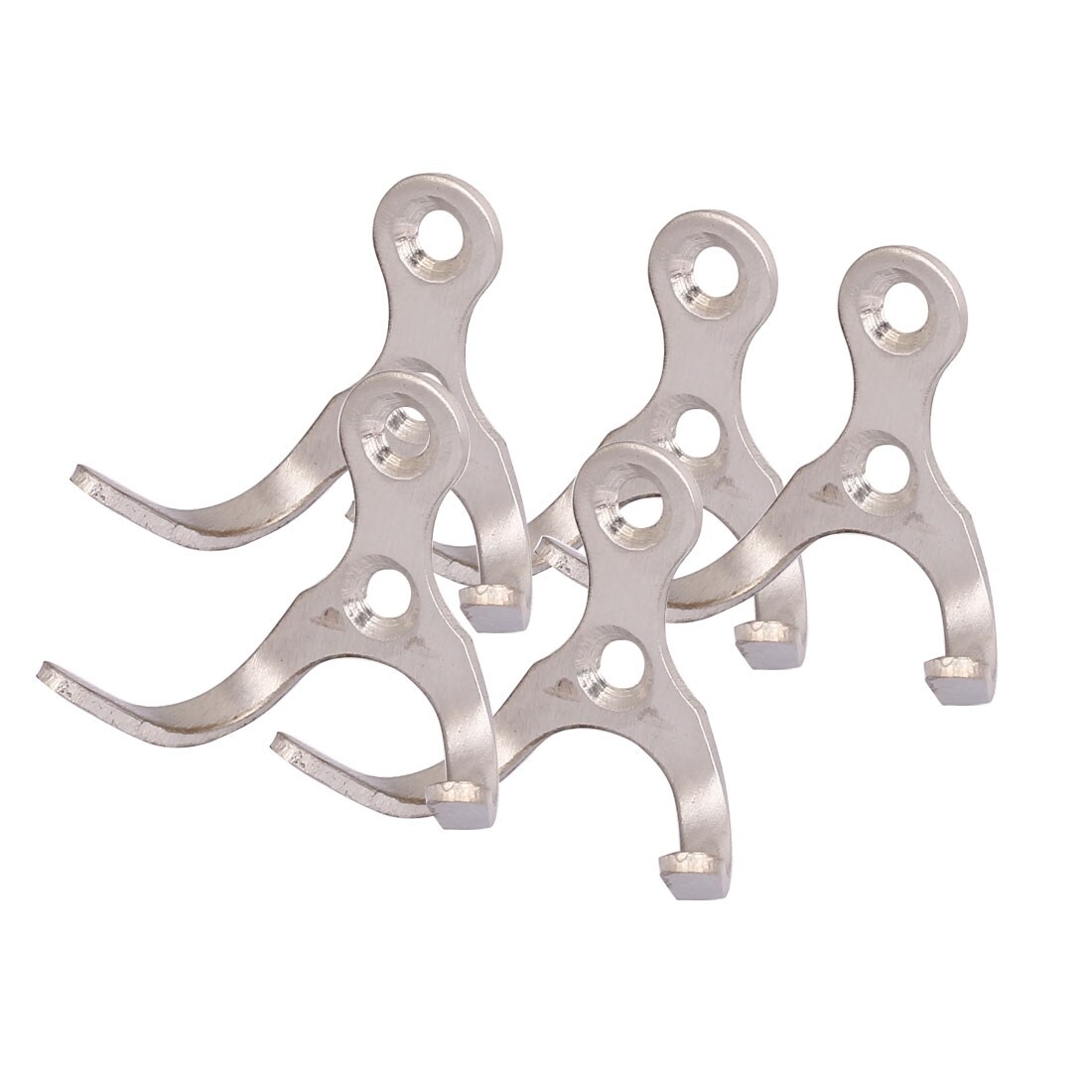 Shop 5pcs House Hooks Stainless Steel Double Prong Wall Hooks