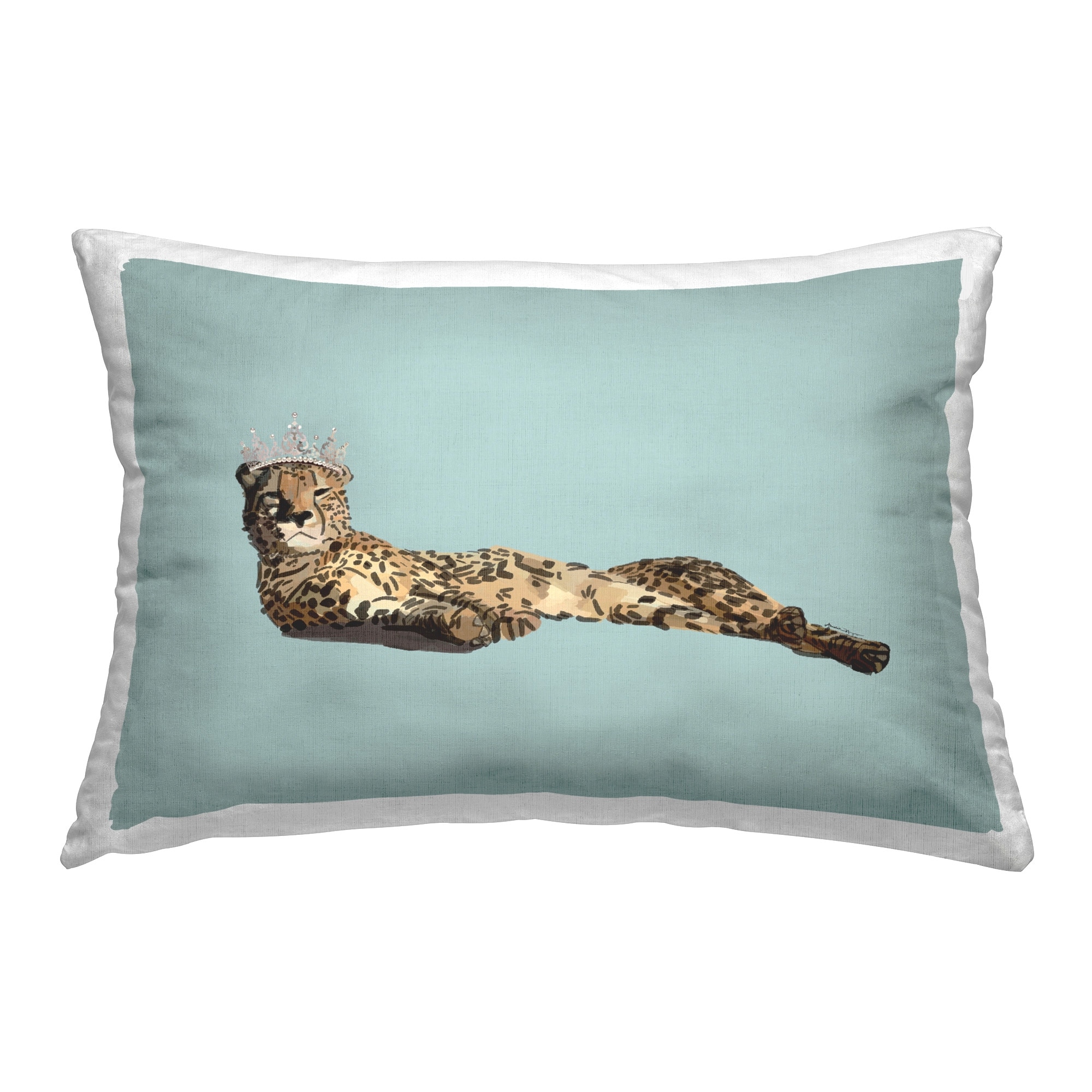 Stupell Royal Lounging Cheetah Decorative Printed Throw Pillow Design by Amelia Noyes