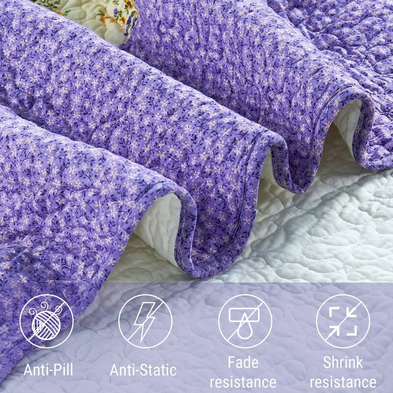 Serenta Oversized Saigon 7 Piece Bedspread Set, Queen and King