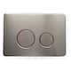 Option Satin Nickel Round - Push Plates (Metal)