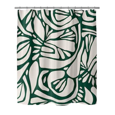 BUDDING GREEN Shower Curtain By Kavka Designs
