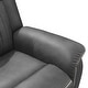preview thumbnail 23 of 34, Furniture of America Arthon Fabric Power Recliner with LED Light and USB Port