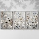 preview thumbnail 18 of 18, Misty Meadow Field - Multi Piece Framed Canvas 16 x 24 - White